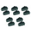10Pcs Olive Green Ceramic Tree Shape Dessert and Snack Serving Tray 5