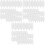 15Pcs Reusable Plastic Garden Fence White Decorative Yard Edging 5