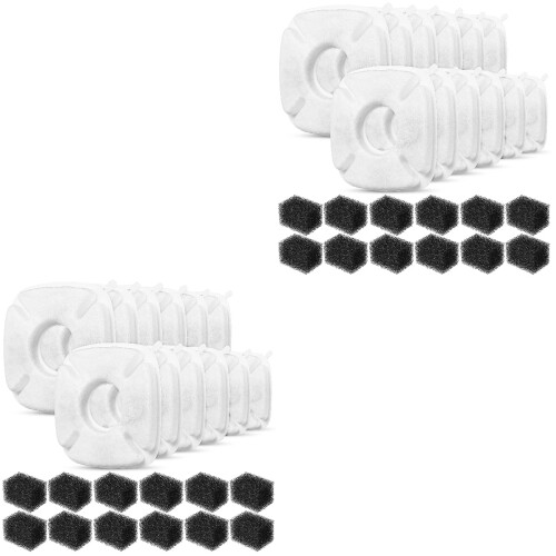 24Sets Filter Refill Kat Hond Waterfontein Non-Woven Kleurmix 1