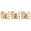 15 Sets Diy Unpainted 5-Layer Wooden Nesting Dolls Kit 4