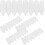 15Pcs Reusable Plastic Garden Fence White Decorative Yard Edging 2