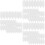 15Pcs Reusable Plastic Garden Fence White Decorative Yard Edging 8