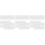 15Pcs Reusable Plastic Garden Fence White Decorative Yard Edging 6