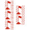 150Pcs Plastic Red Flag Models for Miniature Decor and DIY Crafting 5