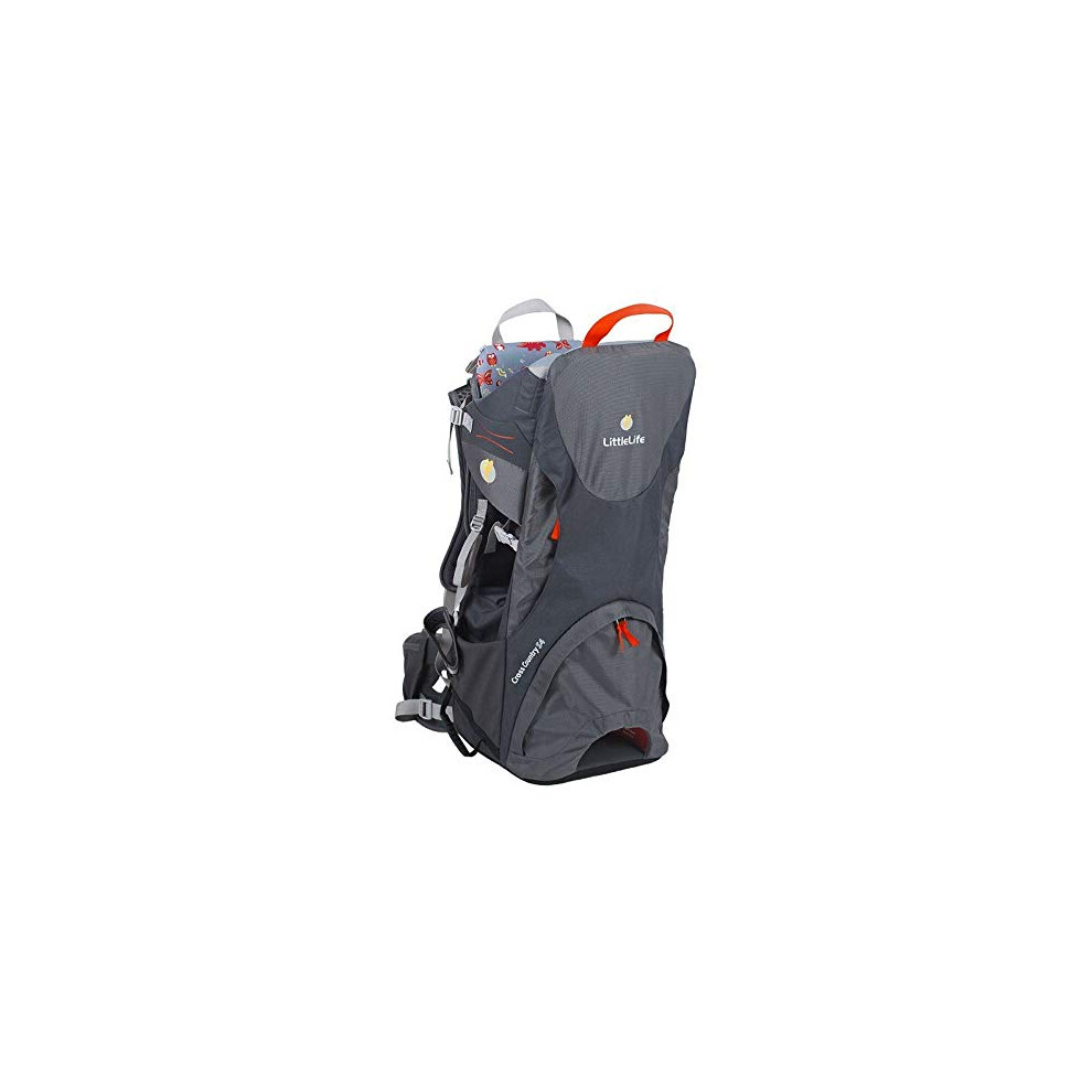 Littlelife Grey Cross Country S4 Child Carrier | Baby Carrier, One Size