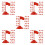 150Pcs Plastic Red Flag Models for Miniature Decor and DIY Crafting 7