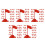 150Pcs Plastic Red Flag Models for Miniature Decor and DIY Crafting 8
