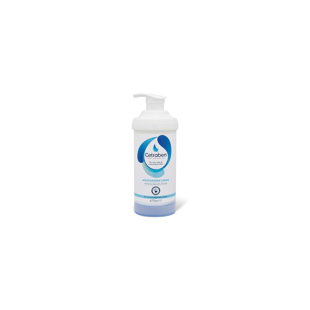 Cetraben Cream Moisturising For Dry, Itchy, Sensitive & Eczema-Prone Skin, Soothe, Moisturise, Hydrate, & Protect, Dermatological Moisturiser,Daily