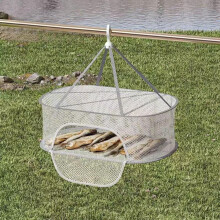Herb Drying Rack with Breathable Mesh and Zipper, Outdoor Windproof Hanging Food Drying Net 40x60cm Single Layer