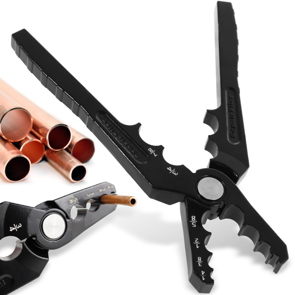 Manual Copper Tube Rounder Pipe Rounding Tool With 6 Sizes For Hvac And Plumbing 9174973485032