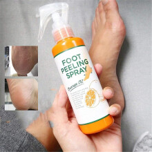 Foot Peel Spray with Orange Oil for Instant Dead Skin Removal and Hydrating Cracked Heels 110ml