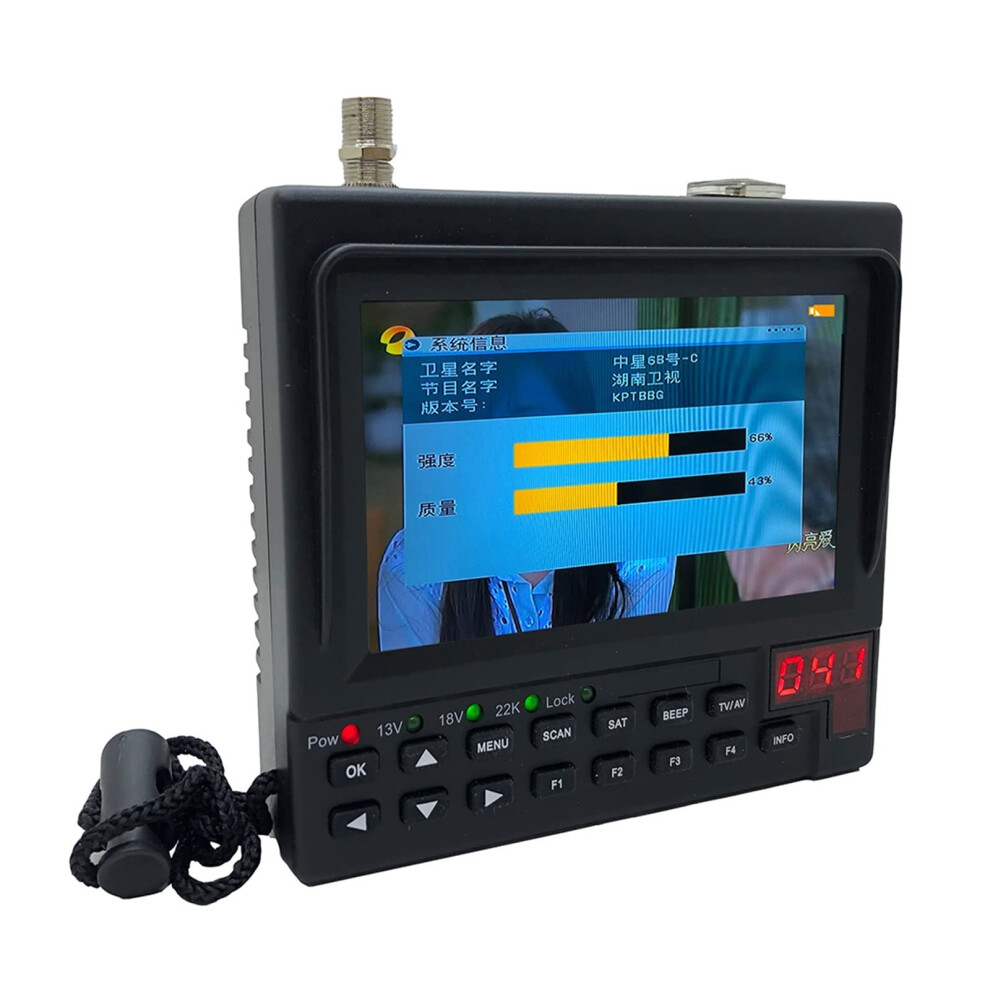 Satellite Signal Finder Meter With Fast Signal Lock, Dvbs2 Dish Alignment Tool Kpt268z 9053599145295