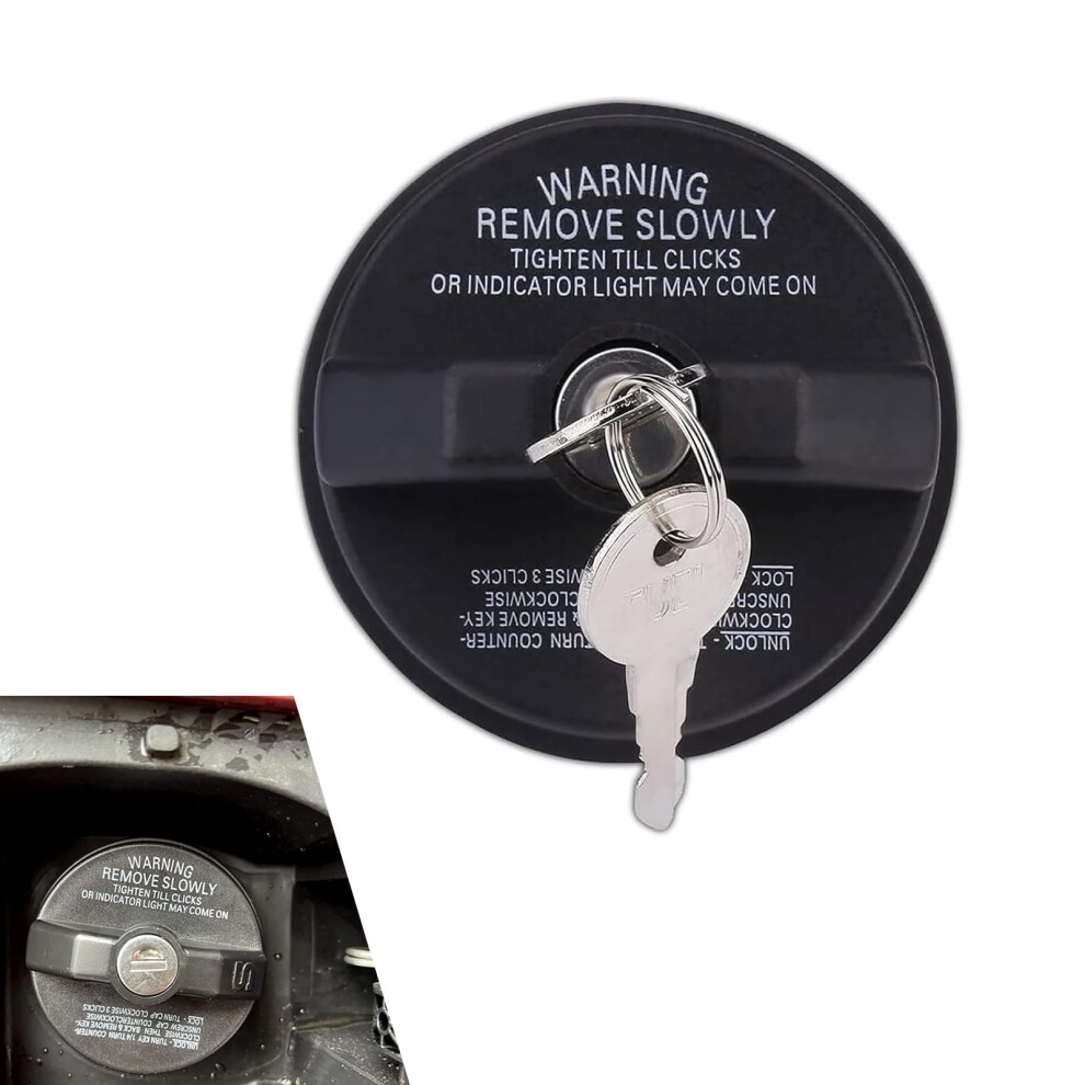 Locking Gas Cap With Secure Fuel Tank Seal For Toyota Tacoma Tundra Camaro Camry Corolla Black 9455672818384