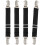 4Pcs Adjustable Bed Sheet Straps with Clips, Heavy Duty Elastic Holders for Secure Sheet Grip, Black 3