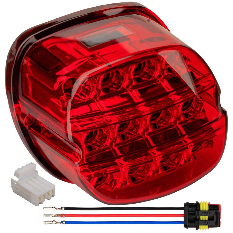 Motorcycle Led Tail With Brake For Harley Davidson Dyna Softail Sportster Touring, Smoked Lens Waterproof Design Light 9455672817417