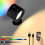 (1pc, Black Color) Glowright Lights,Glow Right Wall Lights,Double-Sided Light,40h Maximum Discharge 1