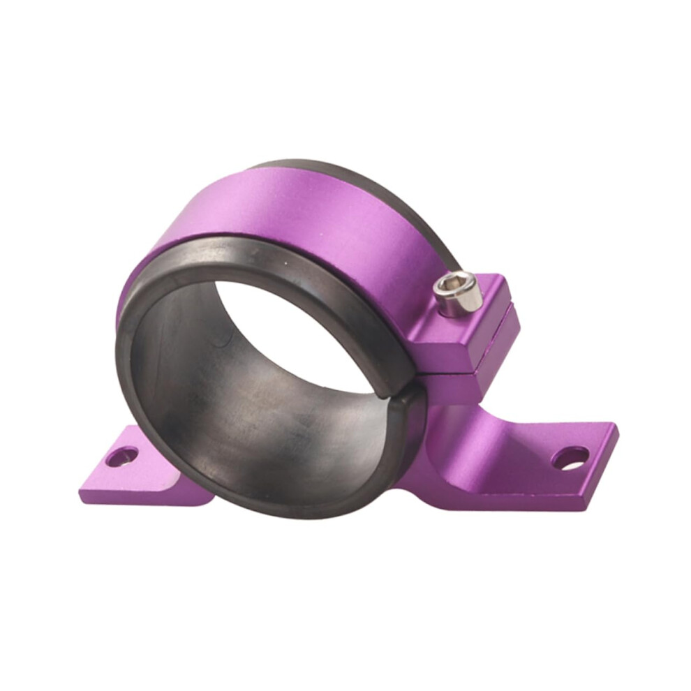 Universal Fuel Pump Bracket And Oil Pump Clamp With Rubber Pad For Secure Car Mounting Purple 9053599146483