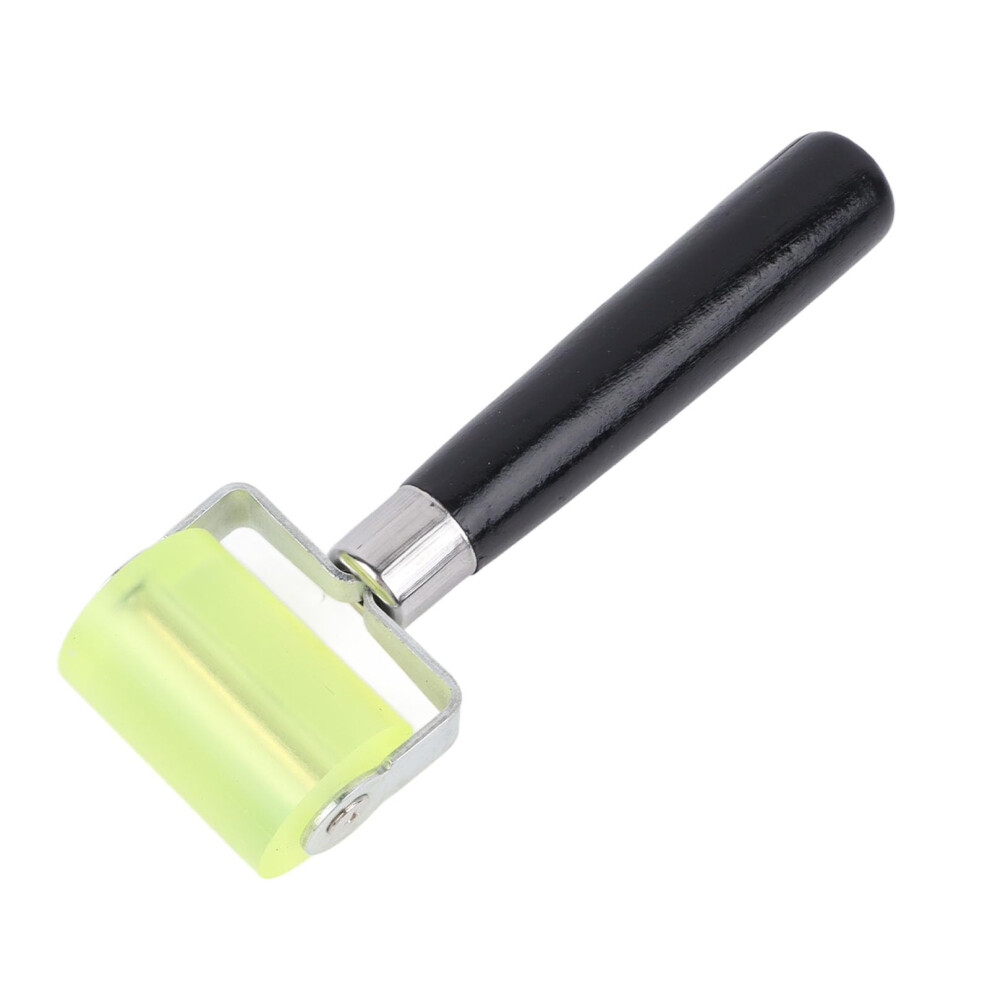 2 Inch Silicone Seam Roller With Ergonomic Wooden Handle For Leather Craft And Wallpaper 9044945403930