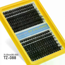 (MIX, TZ088) Individual Lashes 20-100D 280pcs Cluster Lashes Natural Look Mixed Tray DIY Eyelash Extension Volume Lash Clusters Eyelashes