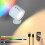 (1pc, White Color) Glowright Lights,Glow Right Wall Lights,Double-Sided Light,40h Maximum Discharge 1