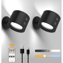 (2pcs, Black Regular) Glowright Lights,Glow Right Wall Lights,Double-Sided Light,40h Maximum Discharge