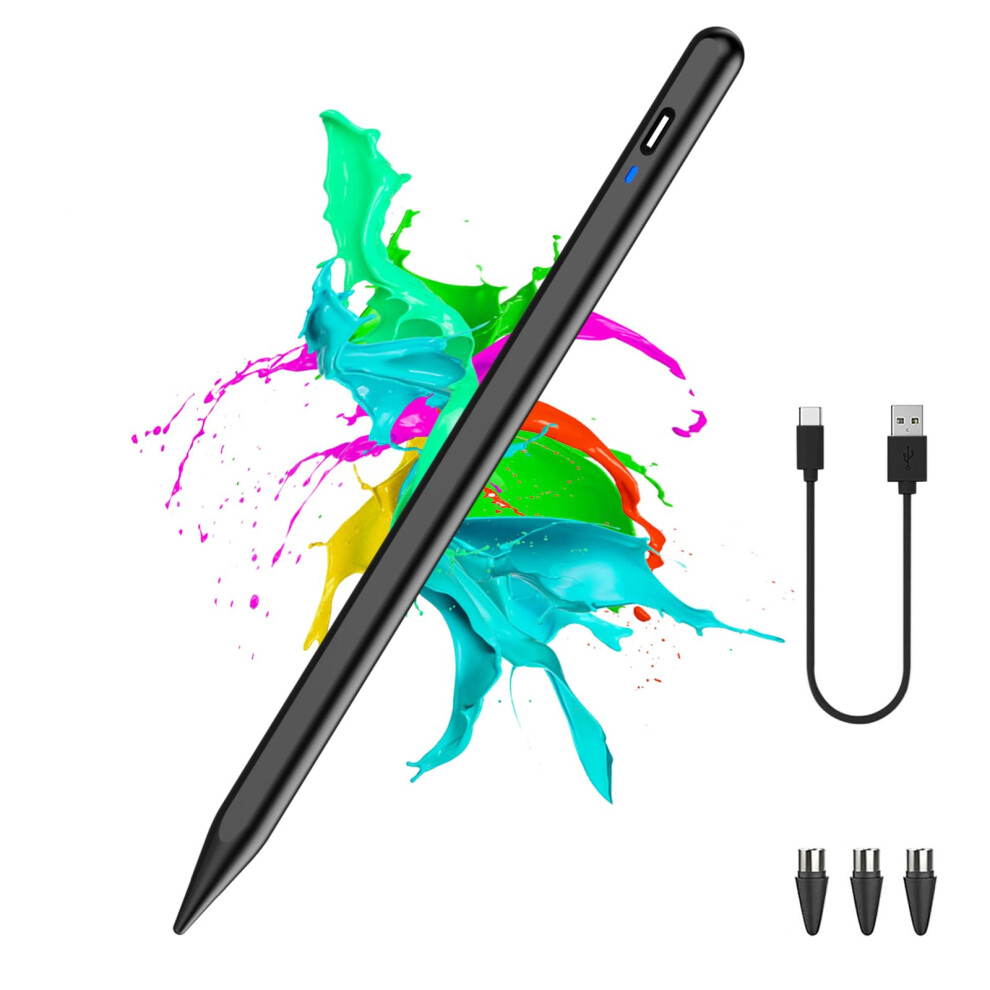 Stylus Pen For Android And Iphone With Precision Pom Tip, Usbc Rechargeable, Magnetic Attachment 9053599146339