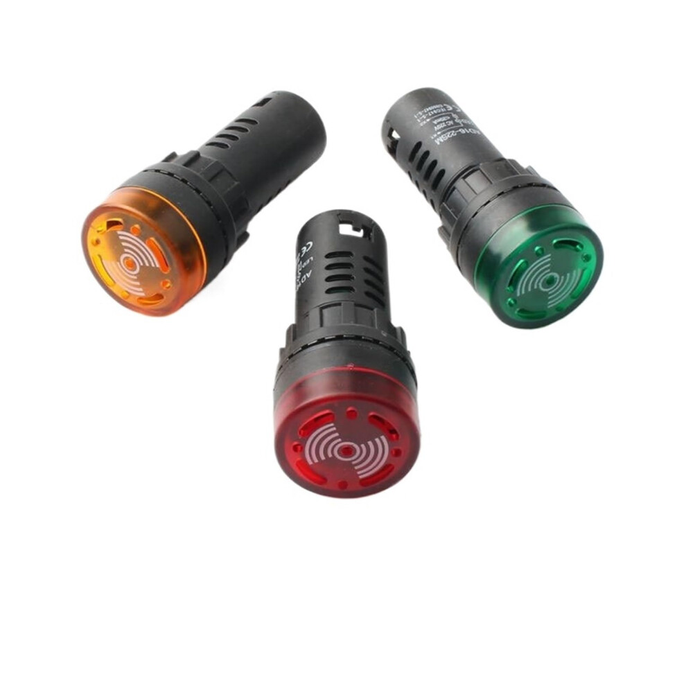Led Alarm Buzzer 12V Green With Bright Indicator And Loud Intermittent Industrial Warning 9053599146605
