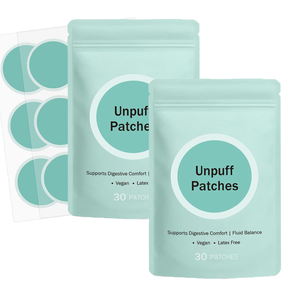Detox Patches 60Day Herbal Cleansing Set with Dandelion and Ginger, Vegan SkinFriendly Formula