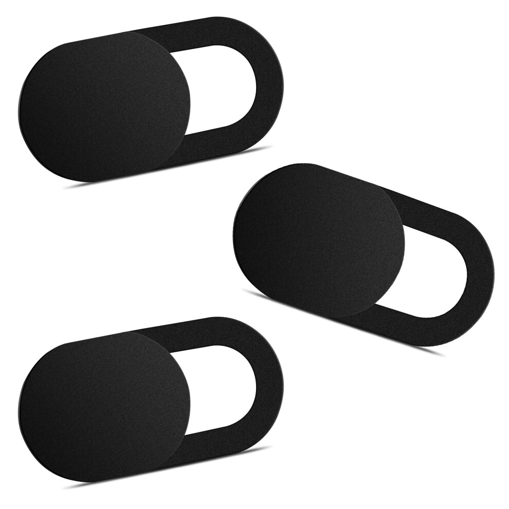Webcam Cover 3 Pack Ultra Thin Privacy Protection Slider For Laptop Phone Macbook Pc Black 9053599146933
