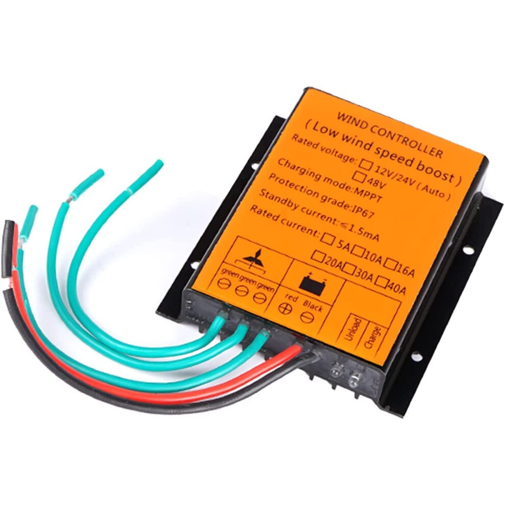 Wind Turbine Charge Controller 12V Ip67 Waterproof Regulator For Stable Battery Charging 9070919942372