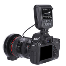 Macro Ring Light LED Flash for DSLR Cameras with 7 Brightness Levels and 8 Lens Adapters