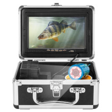 Underwater Fishing Camera with 7' 1080P DVR Monitor IP68 Waterproof 36 LED Lights for Ice Fishing 98FT