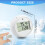 Ice Bath Thermometer with Timer, Waterproof Floating Cold Plunge Gauge with Clear LCD Display 2