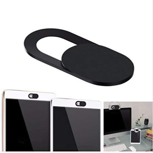 Webcam Cover Slide Ultra Thin Privacy Protector for Laptop Mobile Tablet Universal Black 3 Pack 1