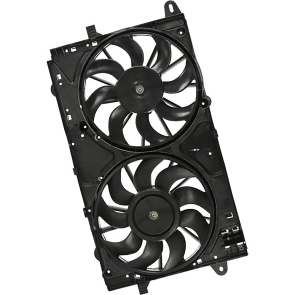 Dual Radiator And Condenser Fan Assembly For Buick Regal 20142017 Chevy Impala Malibu 20132019 9455672820554