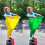 (Bule) Granny Pants Party Rush Yard Game! - The Ultimate Backyard Party Game! 3