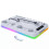 (White) Saker Charging Base Cooling Bracket for Dual PS5 / PS5 Slim Controller 1