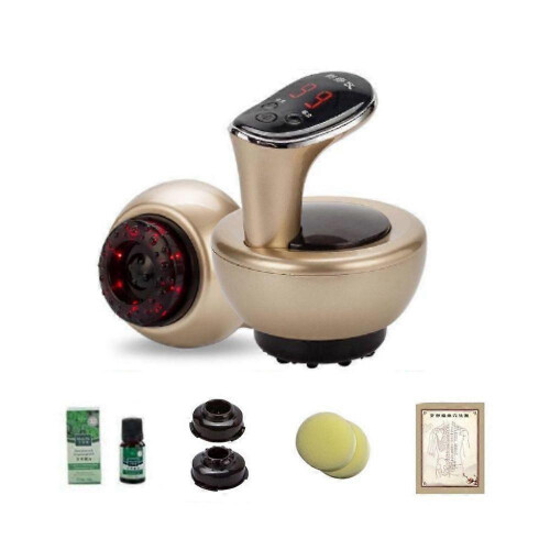 (gold)Solielab Cellulite Machine, Cellubye - Electric Cellulite Suction