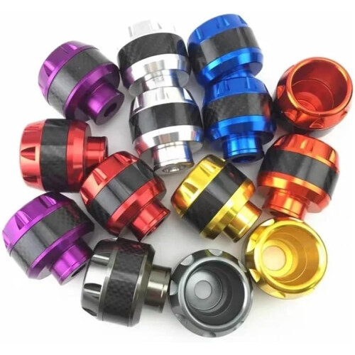 Motorcycle Crash Protector Front Fork Frame Slider Pads AntiFall Aluminum Alloy Guard 1