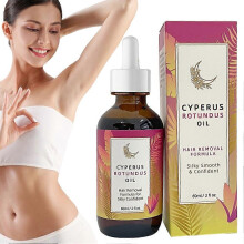 (1pc) Natural Cyperus Rotundus Oil For Hair Removal, Moisturizing & Soothing Cyperus Rotundus Oil For Reducing Body Hair, Deep Nourishment
