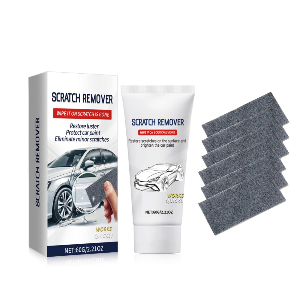 Car Scratch Remover Kit With Sponge, Removes Scratches Fast And Restores Paint Shine For Vehicles Light 9053599148487