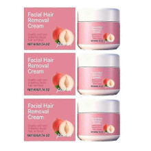 (3pcs)1-3x Gentle Facial Hair Removal Cream for Women 50g Non-Irritating Hair Removal Cream for All Skin Types