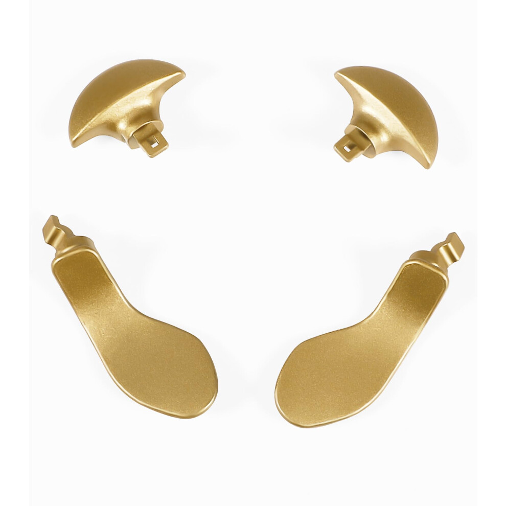 Metal Back Paddles And Replacement Buttons 4Pcs Durable Tool For Ps5 Edge Controller Gold 9455672821223