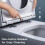 Soft Close DShape Toilet Seat with Quick Release, 360 Adjustable Hinges, Durable White PP Lid 5