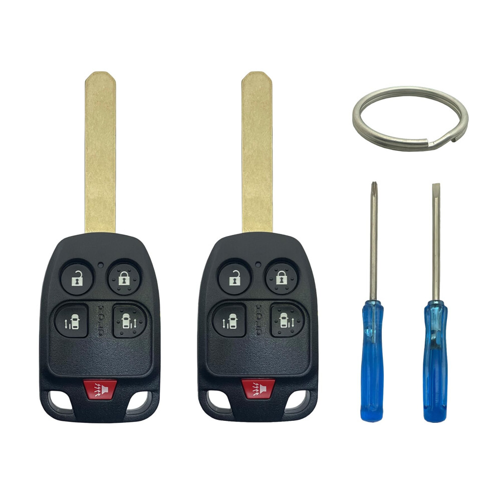 2 Pcs Key Fob Cover Replacement Shell For Honda Odyssey 20112013 Keyless Entry Case No Programming 9455672821810