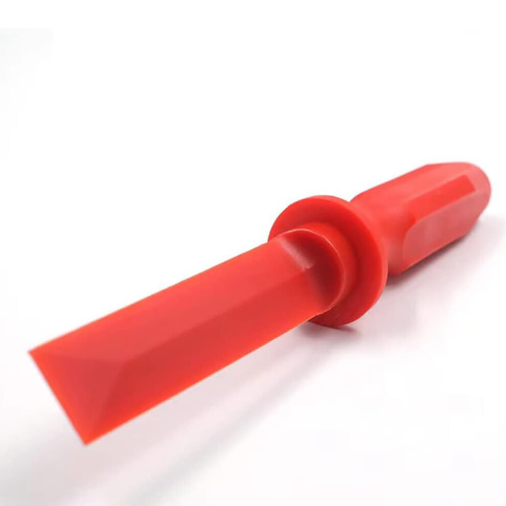 Plastic Scraper Nylon Chisel With Ergonomic Grip, Nonmarring Blade For Decal And Wheel Weight Removal 9053599149743