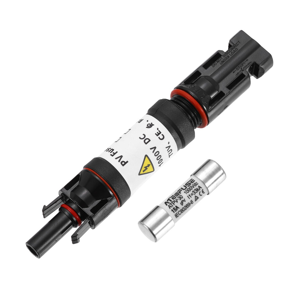 15A Inline Solar Fuse Holder 1000V Ip67 Waterproof Connector For Photovoltaic Systems 9174973486558