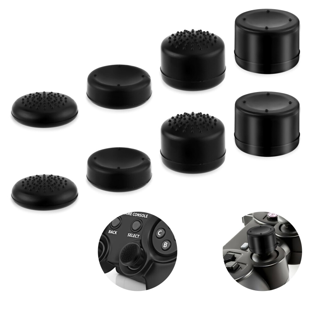 8Pcs Thumb Grip Caps For Playstation Portal, Silicone Joystick Covers For Ps5 Ps4 Xbox Switch Pro 9053599149521