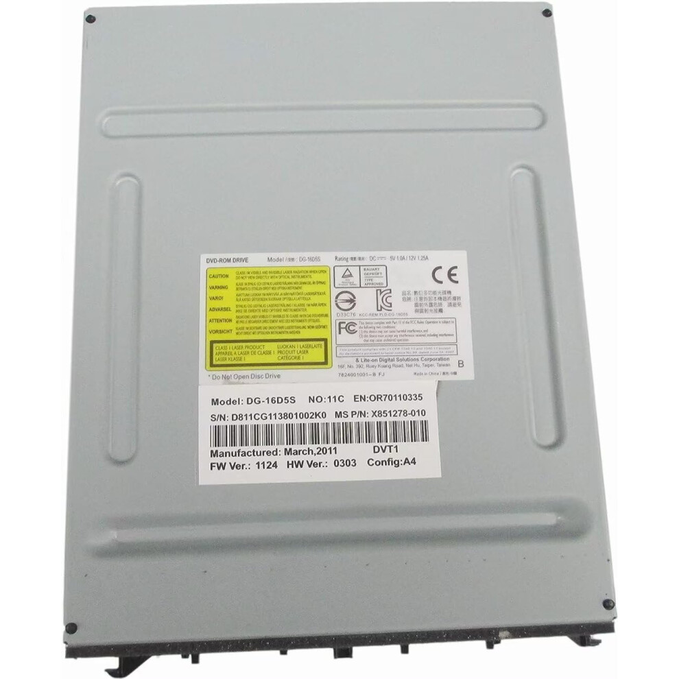 Replacement Dvd Drive Performance Oem Quality For Xbox 360 Slim Liteon Dg16d5s 9455672821759