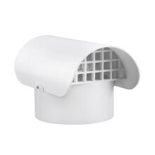 3 Inch Radon Vent Cap for Schedule 40 Pipes, Weatherproof Roof Exhaust Cover, Animal Shield